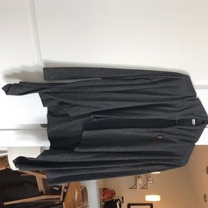 Comfy cardigan w/ cute leather button detail